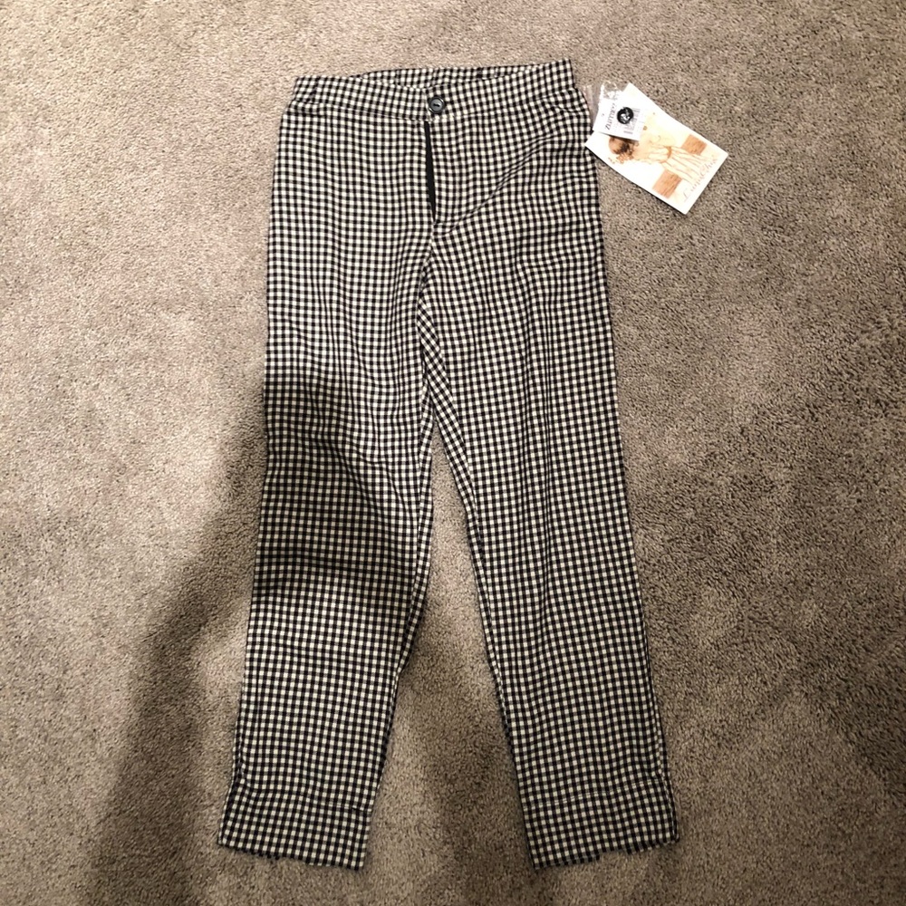 Black and white pants